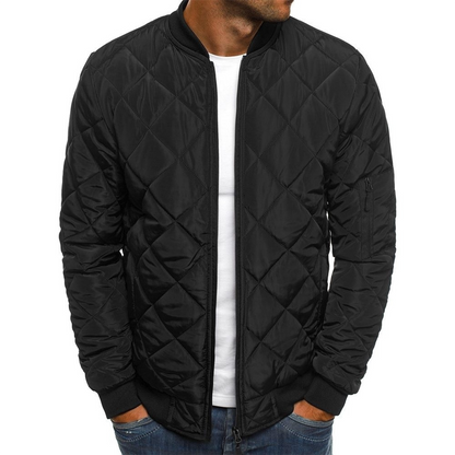 Blouson Bombardier Matelassé Pour Homme Avec Poches | Hiver