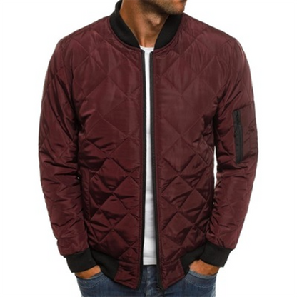 Blouson Hiver Homme Matelassé avec Poches Warm et Confortable