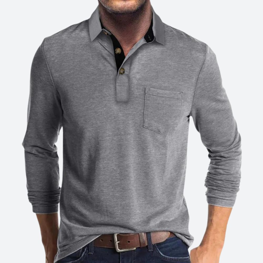 Chemise Polo Homme Coton Classique et Confortable