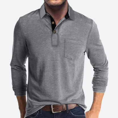 Chemise Polo Homme Coton Classique et Confortable