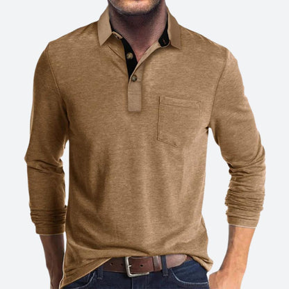Chemise Polo Homme Coton Classique et Confortable