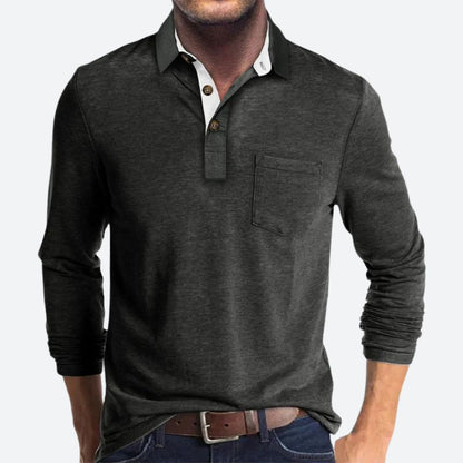Chemise Polo Homme Coton Classique et Confortable