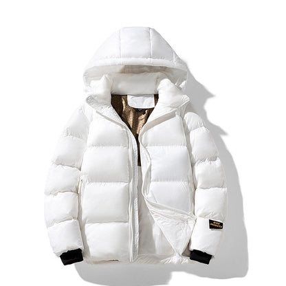 Doudoune Homme Hiver avec Capuche Chaude et Légère