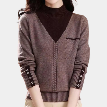 TICA - Pull à Rayures Élégant pour Femmes