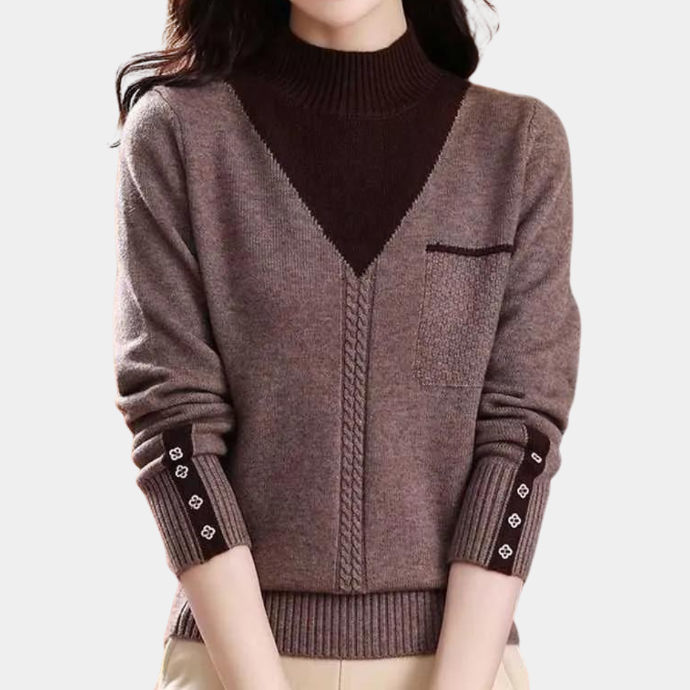 Pull Rayé Femme Chic et Confortable