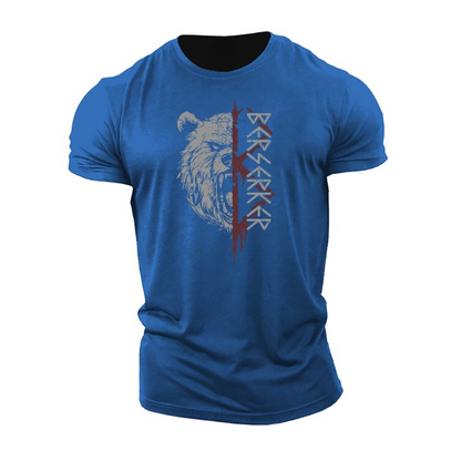 T-Shirt Homme Court Manches Coton Décontracté