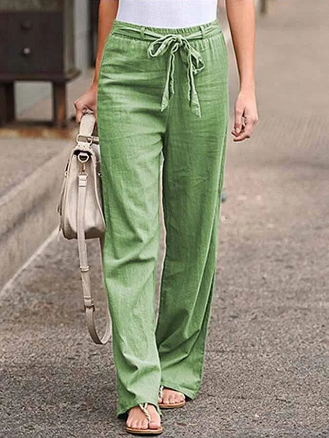 Pantalon Linéaire Femme Confort pour Été