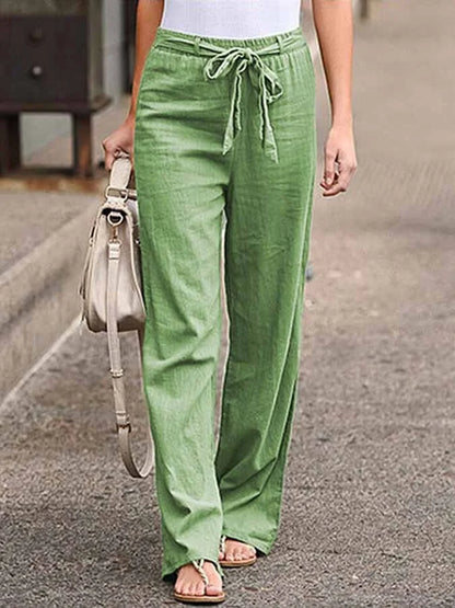 Pantalon Linéaire Femme Confort pour Été