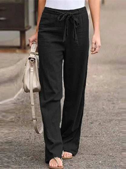 Pantalon Linéaire Femme Confort pour Été