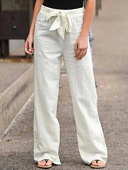 Pantalon Linéaire Femme Confort pour Été - PanierRoyale