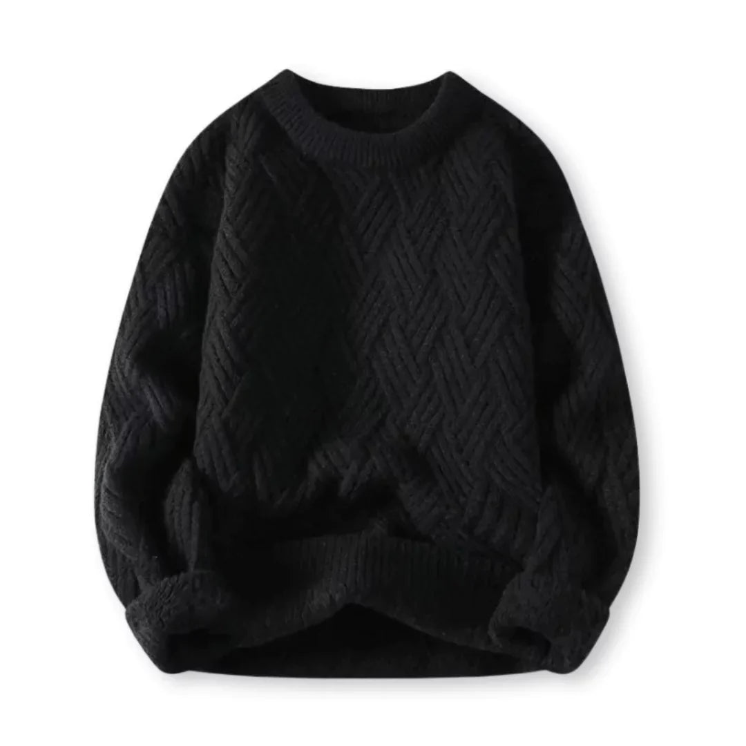 Pull en Mélange de Laine Chaud et Élégant