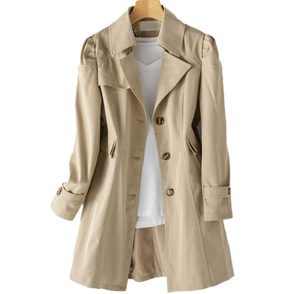 Manteau Femme Imperméable et Élégant avec Capuche