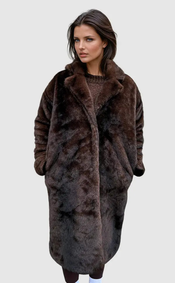 Blouson femme en fourrure synthétique élégant - BerlinGlamour