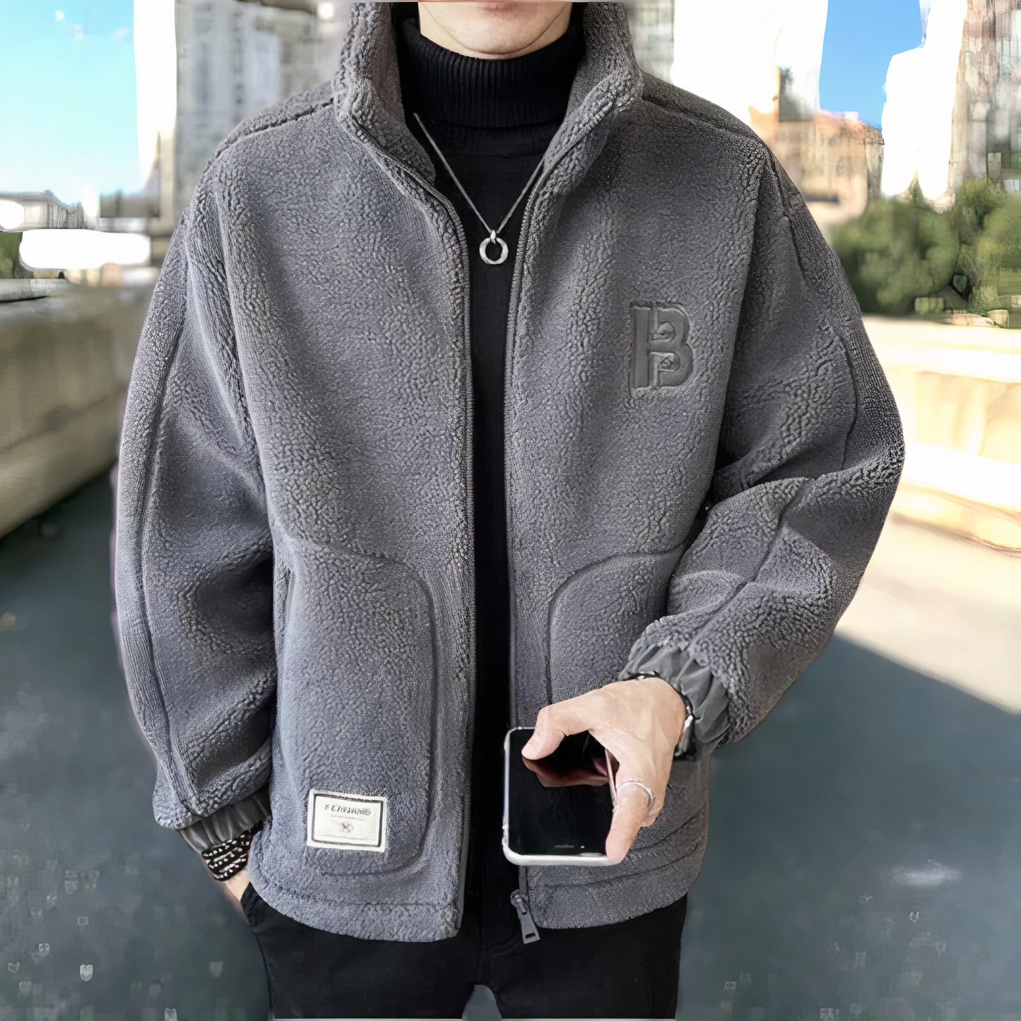 Veste Polaire Homme Chaude et Confortable Style Détente
