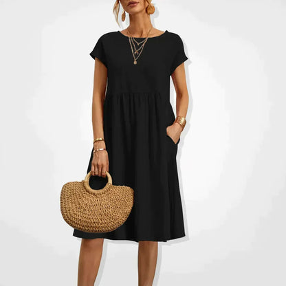 Robe Été Décontractée pour Femme avec Poches