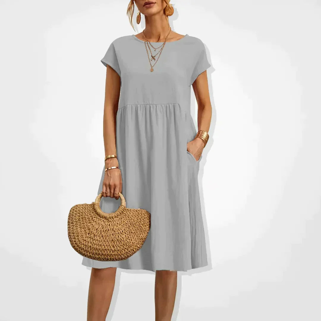 Robe Été Décontractée pour Femme avec Poches