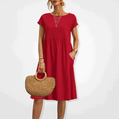Robe Été Décontractée pour Femme avec Poches