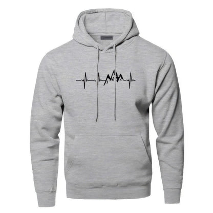 Sweat à Capuchon Graphique Homme Manches Longues