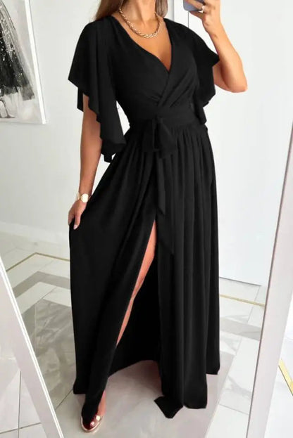 Robe Soirée Décolleté Plongeant Élégante