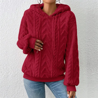Sweat Capuche Femme Hiver Chaud et Élégant