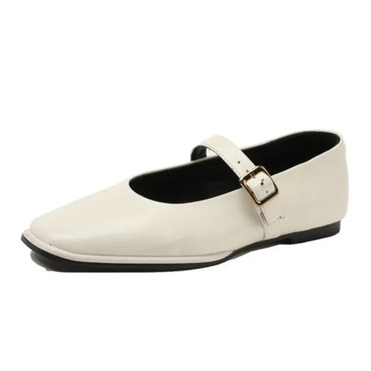 Mocassins Femmes Cuir Confortables à Boucle - PanierRoyale