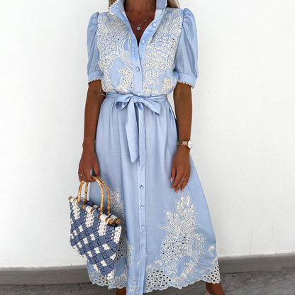 Robe Longue Soirée à Manches Amples
