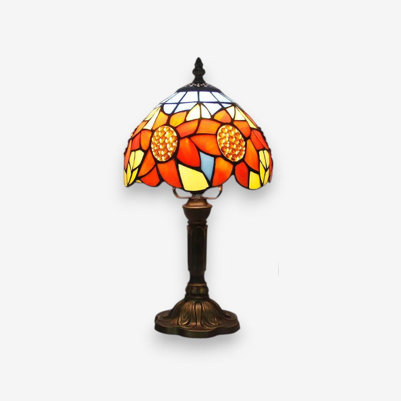 Lampe de Table Design Verre Transparent Coloré