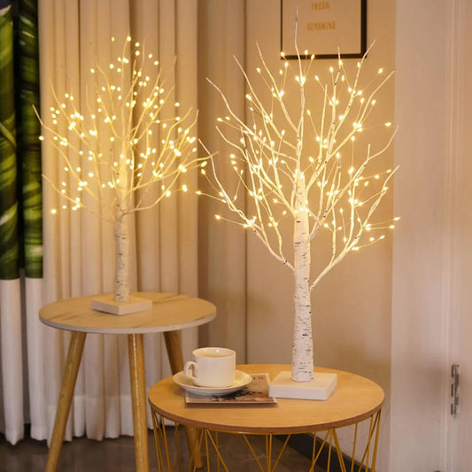 Lampe décorative arbre de bouleau 0