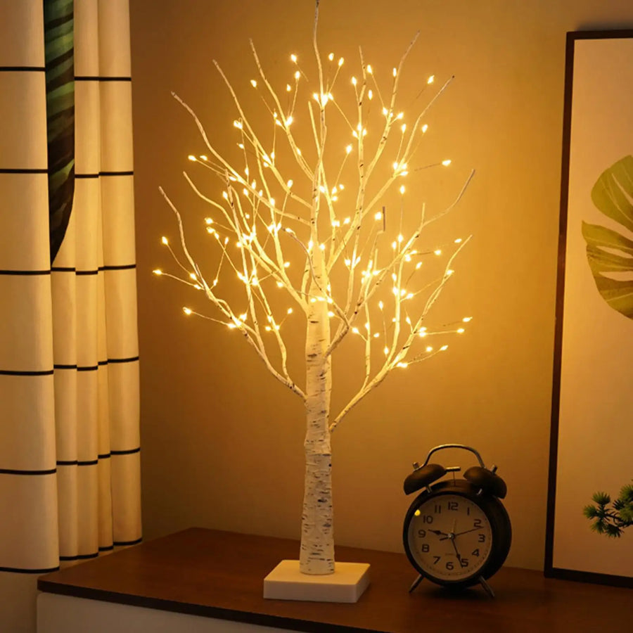 Lampe décorative arbre de bouleau 1