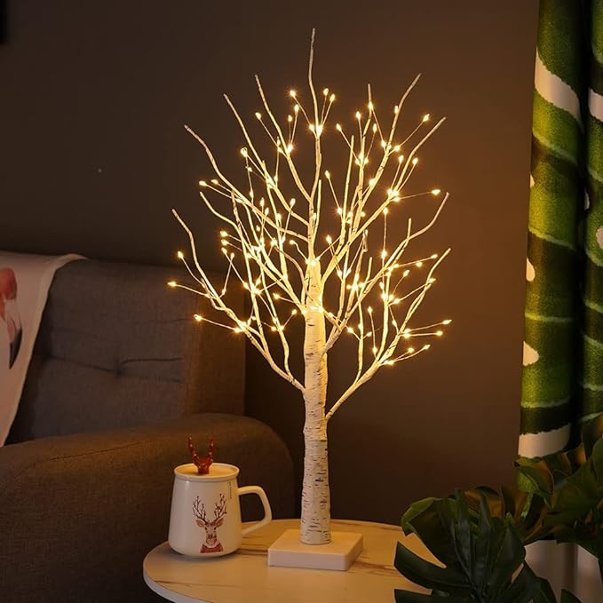 Lampe décorative arbre de bouleau 3