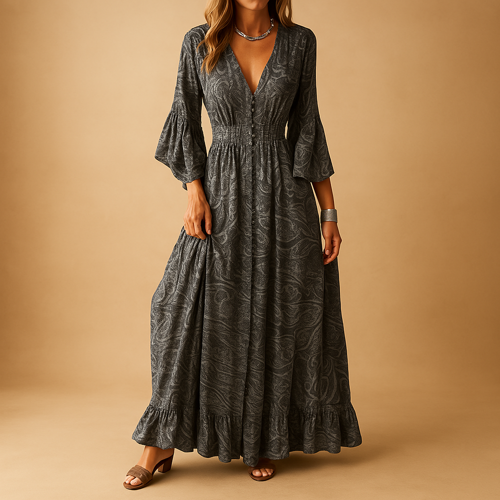 Robe de Soirée Chic Manches Longues et Élégante
