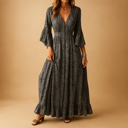 Robe de Soirée Chic Manches Longues et Élégante