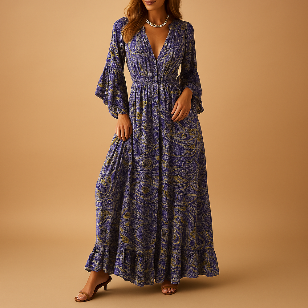 Robe de Soirée Chic Manches Longues et Élégante