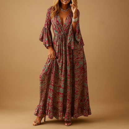 Robe de Soirée Chic Manches Longues et Élégante - PanierRoyale