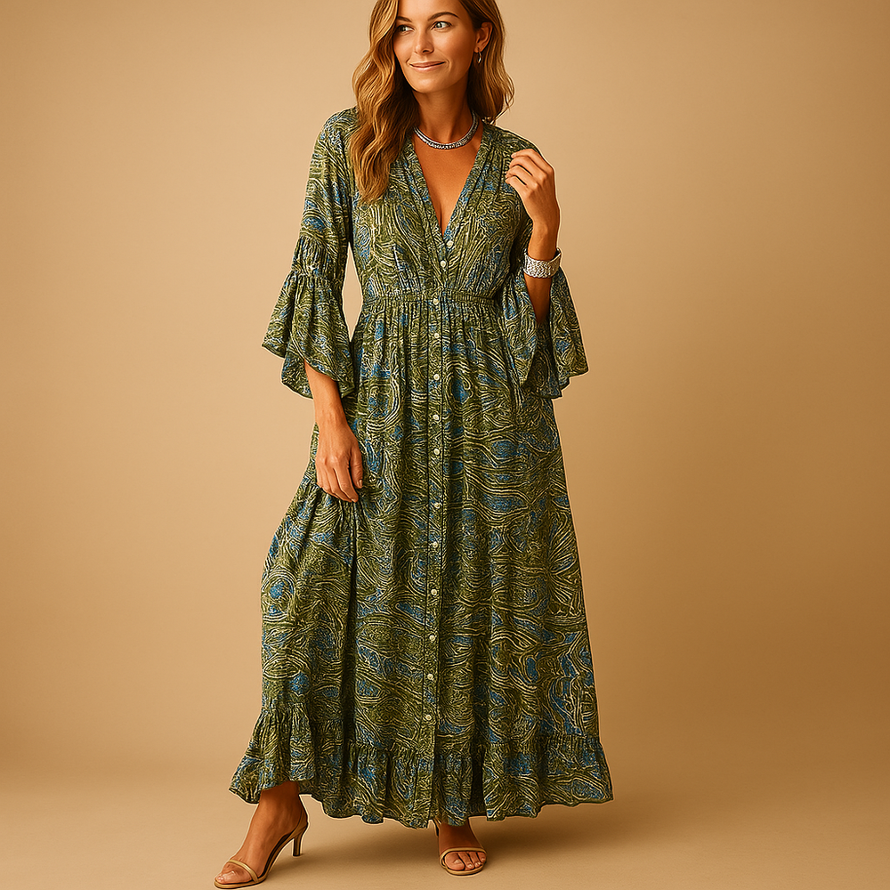 Robe de Soirée Chic Manches Longues et Élégante