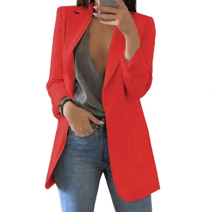 Elisa | Blazer Décontracté De Longueur Moyenne Pour Femmes