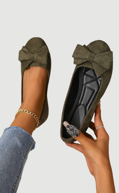 Ballerines Élégantes à Nœud, Confortables et Chic - BerlinGlamour