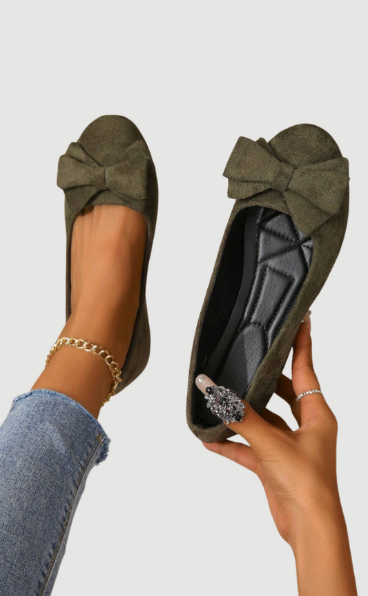Ballerines Élégantes à Nœud, Confortables et Chic - BerlinGlamour