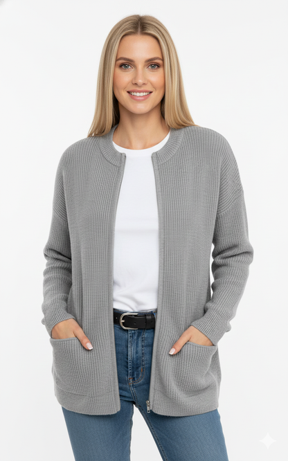 Veste Zippée Femme Confortable et Élégante