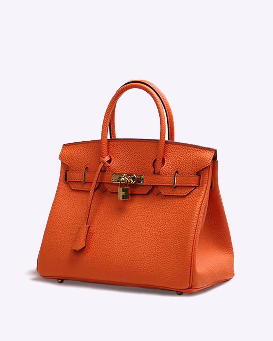 Sac à main en cuir noir chic avec fermeture métallique