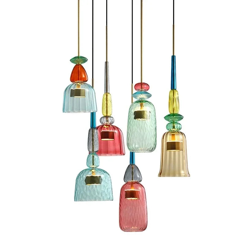 Lampe Suspendue LED RGB Réglable et Dimmable - PanierRoyale