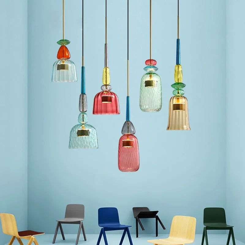 Lampe Suspendue LED RGB Réglable et Dimmable