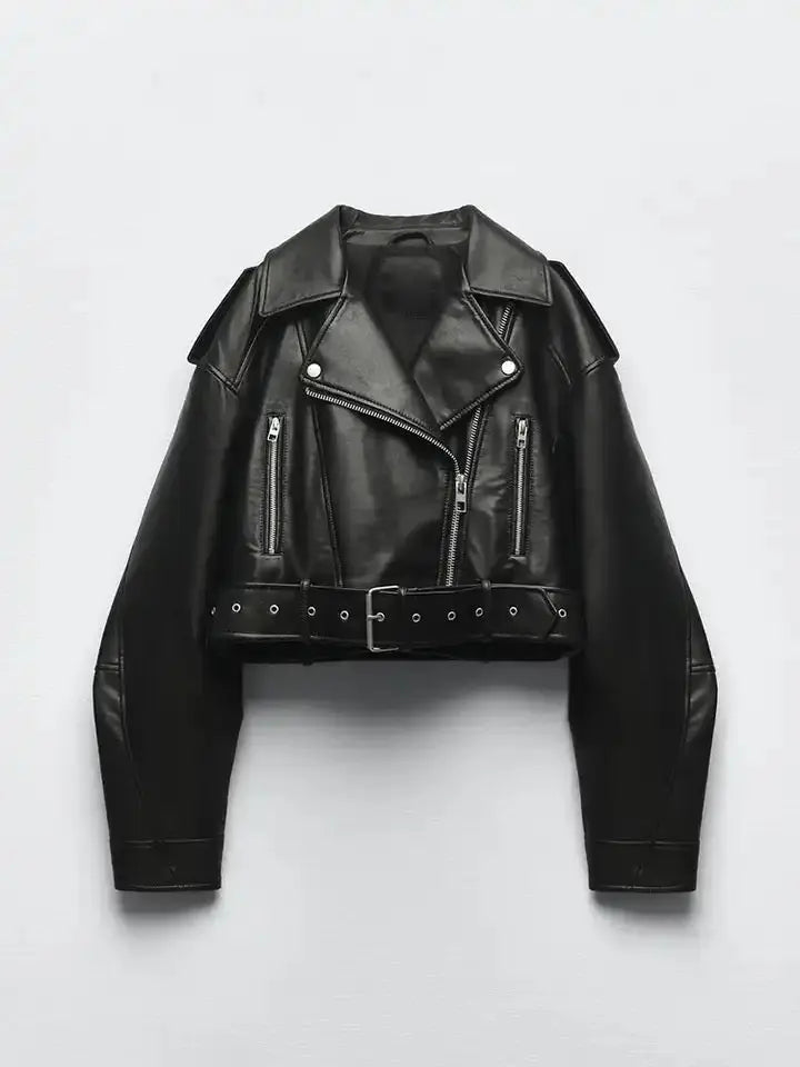 Jenne | Übergroße Kunstlederjacke Zendoo.de