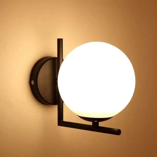 Ledian™ – Applique Murale LED Noire & Dorée Moderne avec Lumière Chaude