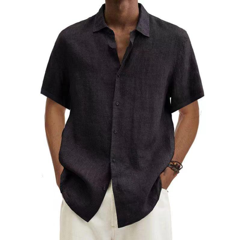 Chemise Homme Léger Manches Courtes pour Été
