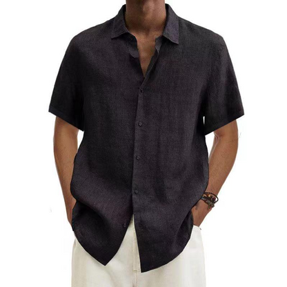 Chemise Homme Léger Manches Courtes pour Été