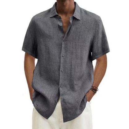 Chemise Homme Léger Manches Courtes pour Été