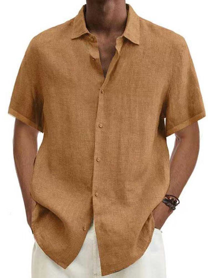 Chemise Homme Léger Manches Courtes pour Été - PanierRoyale