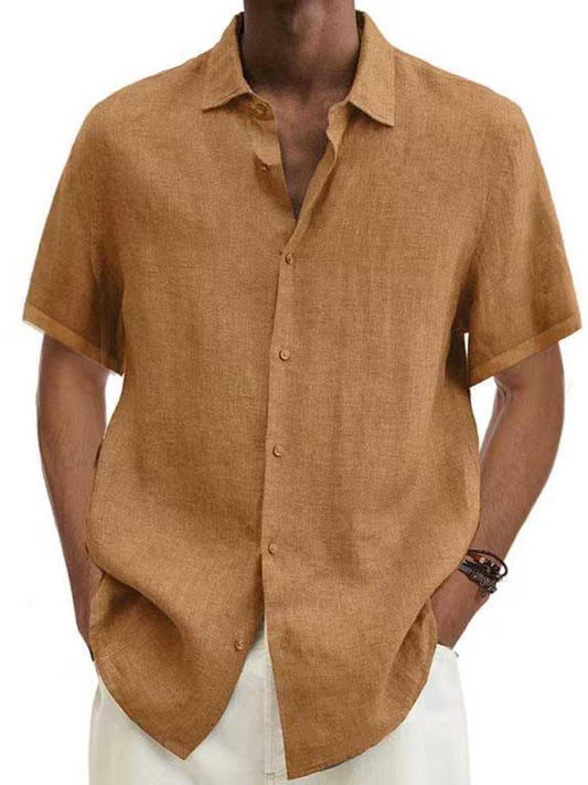 Chemise Homme Léger Manches Courtes pour Été - PanierRoyale