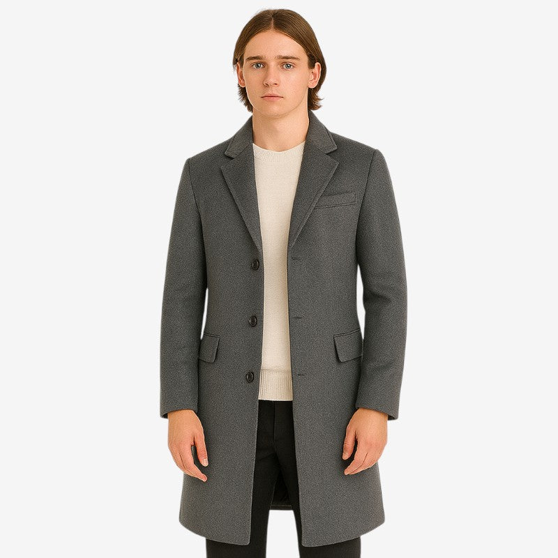Manteau D'hiver Long à Capuchon Épais et Chaud
